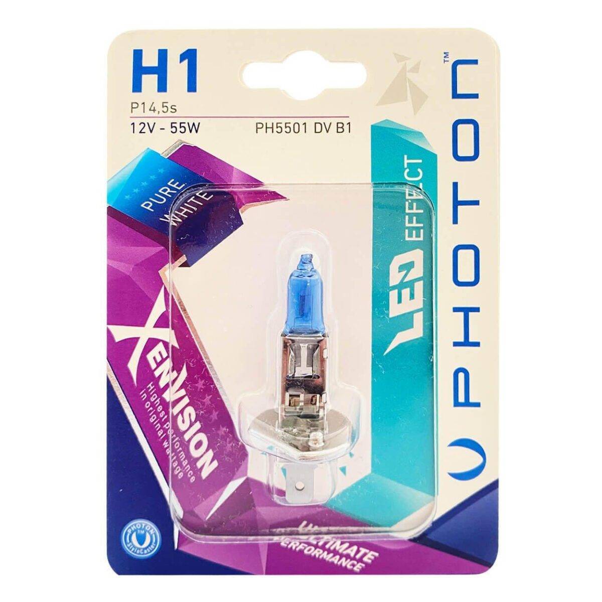 H1 12V 55W XEN VISION (TEKLİ BLİSTER) - Görsel 1