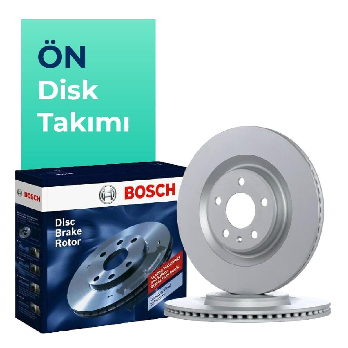 Bosch Audi A7 Ön Fren Disk Takımı (2017-2022) - Görsel 1