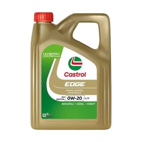 Castrol Edge 0W20 LL Motor Yağı 4 Lt (2025 Üretim)