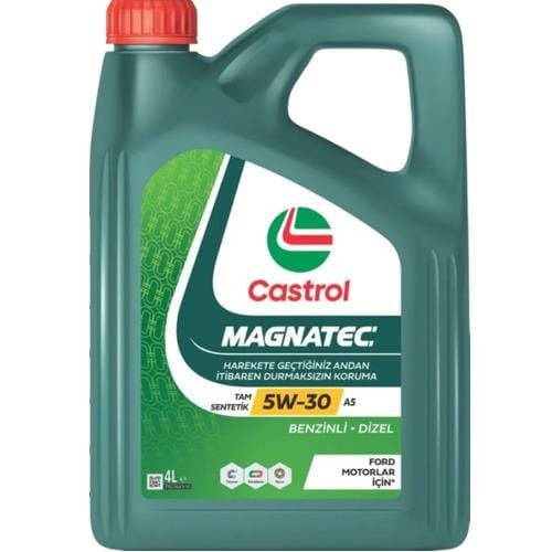 Castrol Magnatec 5W30 A5 Motor Yağı 4 Lt (2025 Üretim)