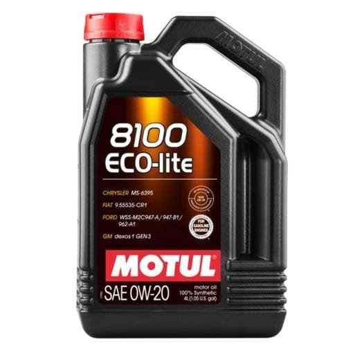 Motul 8100 Eco-Lite 0W20 Motor Yağı 4 Lt (2025 Üretim)