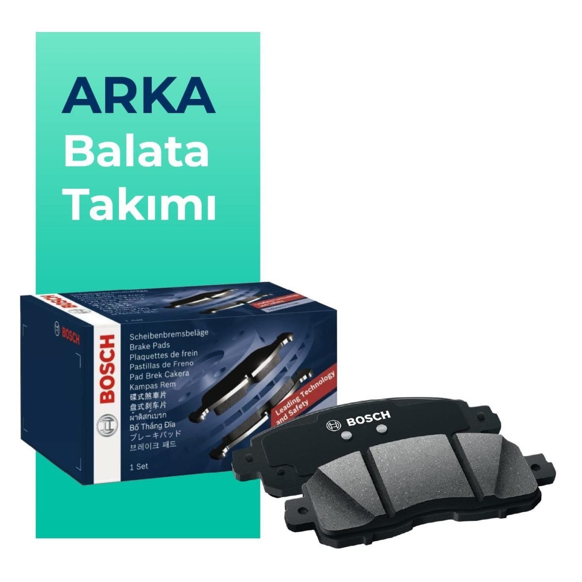 BOSCH Volvo V60 Arka Takım Balatası (2011-2015) - Görsel 1