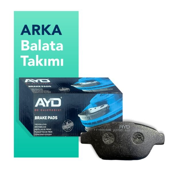 AYD Peugeot 307 Arka Fren Takım Balatası (2001-2008)