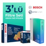 BOSCH Fiat 500 1.2 Benzinli Filtre Bakım Seti (2009-2020) 3 Lü
