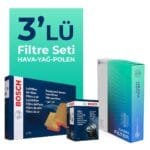 BOSCH Ford Connect 1.5 Dizel Filtre Bakım Seti (2013-2019) 3 Lü