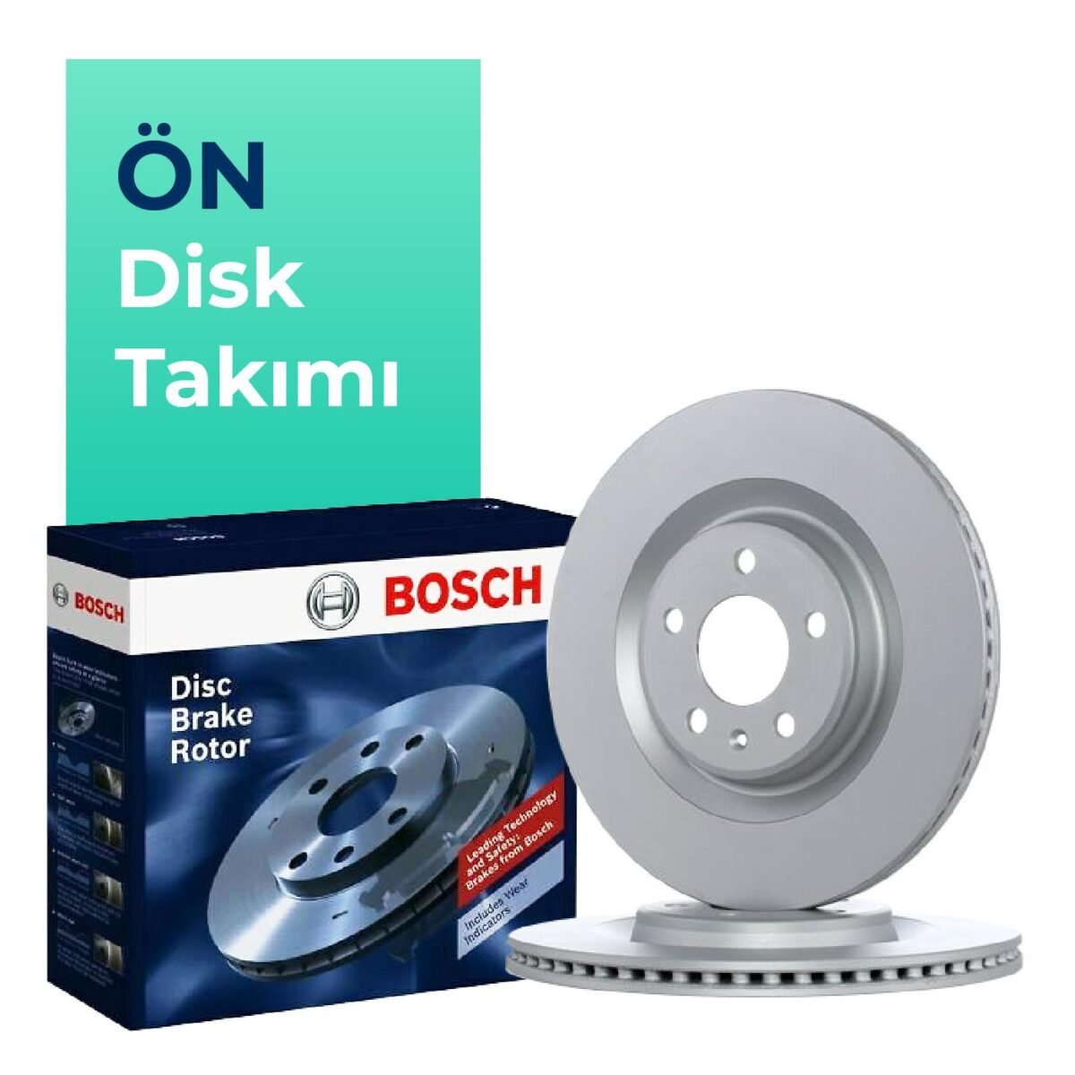 Bosch Jaguar XF Ön Fren Disk Takımı (2007-2015) - Görsel 1