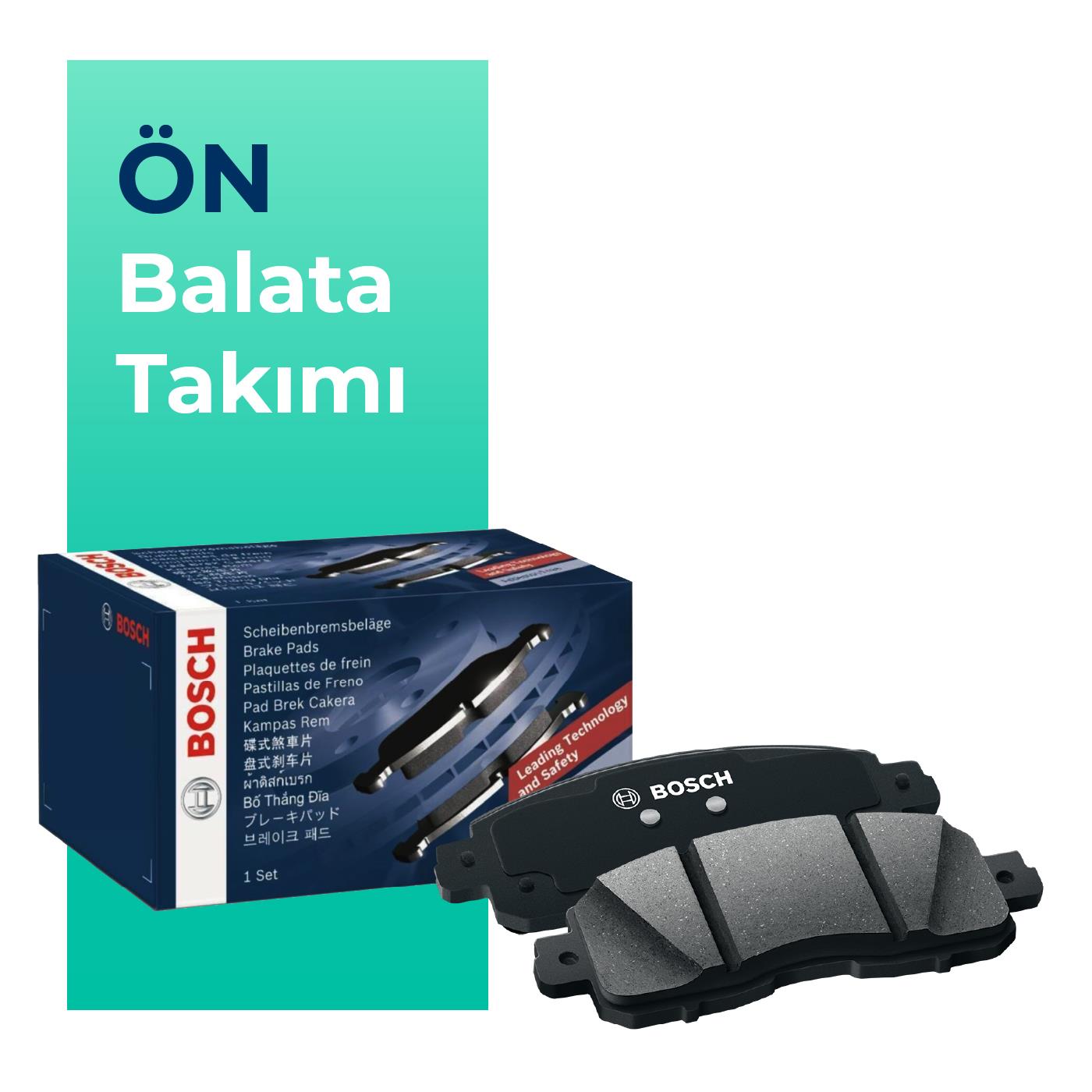 BOSCH Peugeot 208 Ön Fren Takım Balatası (2019-2024)