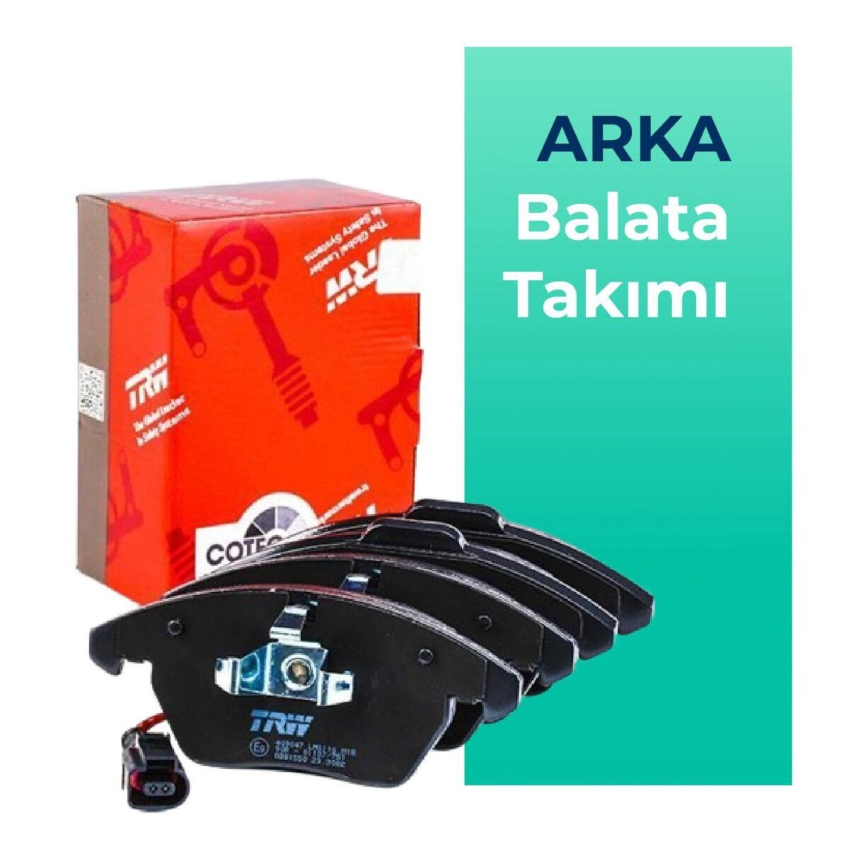 TRW Renault Koleos Arka Fren Balata Takımı (2016-2021) - Görsel 1