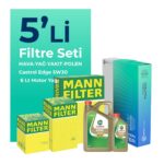 MANN Audi A5 40 Dizel Filtre Bakım Seti Castrol Motor Yağlı (2020-2024) 5 Li - Görsel 2