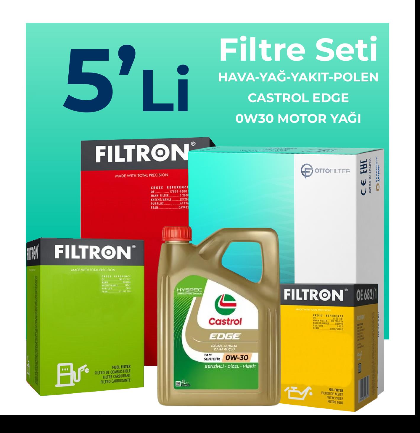 filtron-audi-q5-40-tdi-filtre-bakim-seti-castrol-motor-yagli-2021-2024-5-li-103996.jpg Filtron Audi Q5 40 TDi Filtre Bakım Seti Castrol Motor Yağlı (2021-2024) 5 Li - Görsel 1