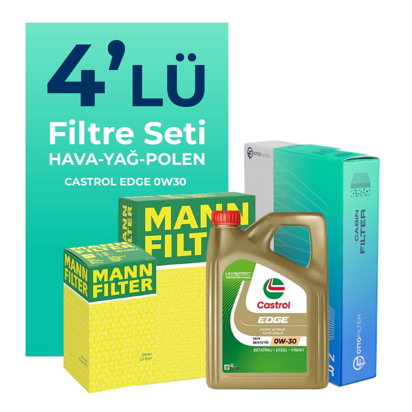 mann-audi-q5-40-tdi-filtre-bakim-seti-castrol-motor-yagli-2021-2024-4-lu-103998.jpg Mann Audi Q5 40 TDi Filtre Bakım Seti Castrol Motor Yağlı (2021-2024) 4 Lü - Görsel 1