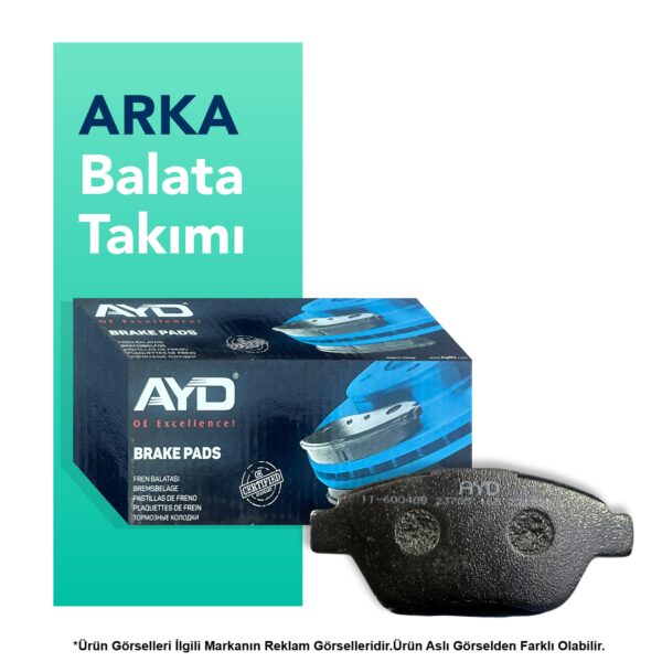 AYD Seat İbiza Arka Fren Balata Takımı (2002-2008)