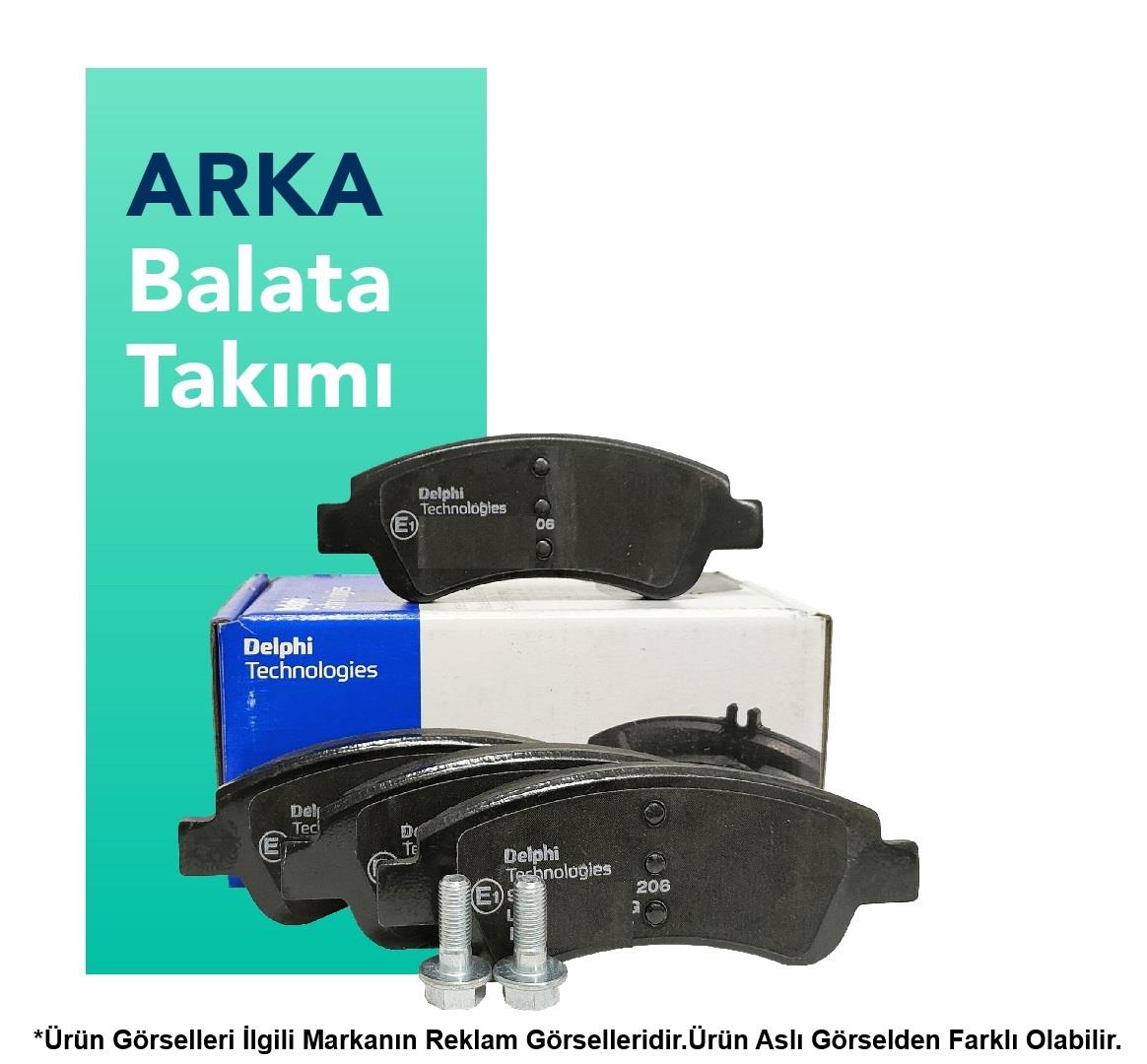 Delphi Peugeot 3008 Arka Fren Balata Takımı (2021-2025)