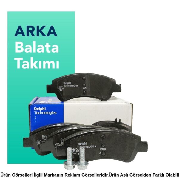 Delphi Peugeot Expert Arka Fren Balata Takımı (2017-2025)