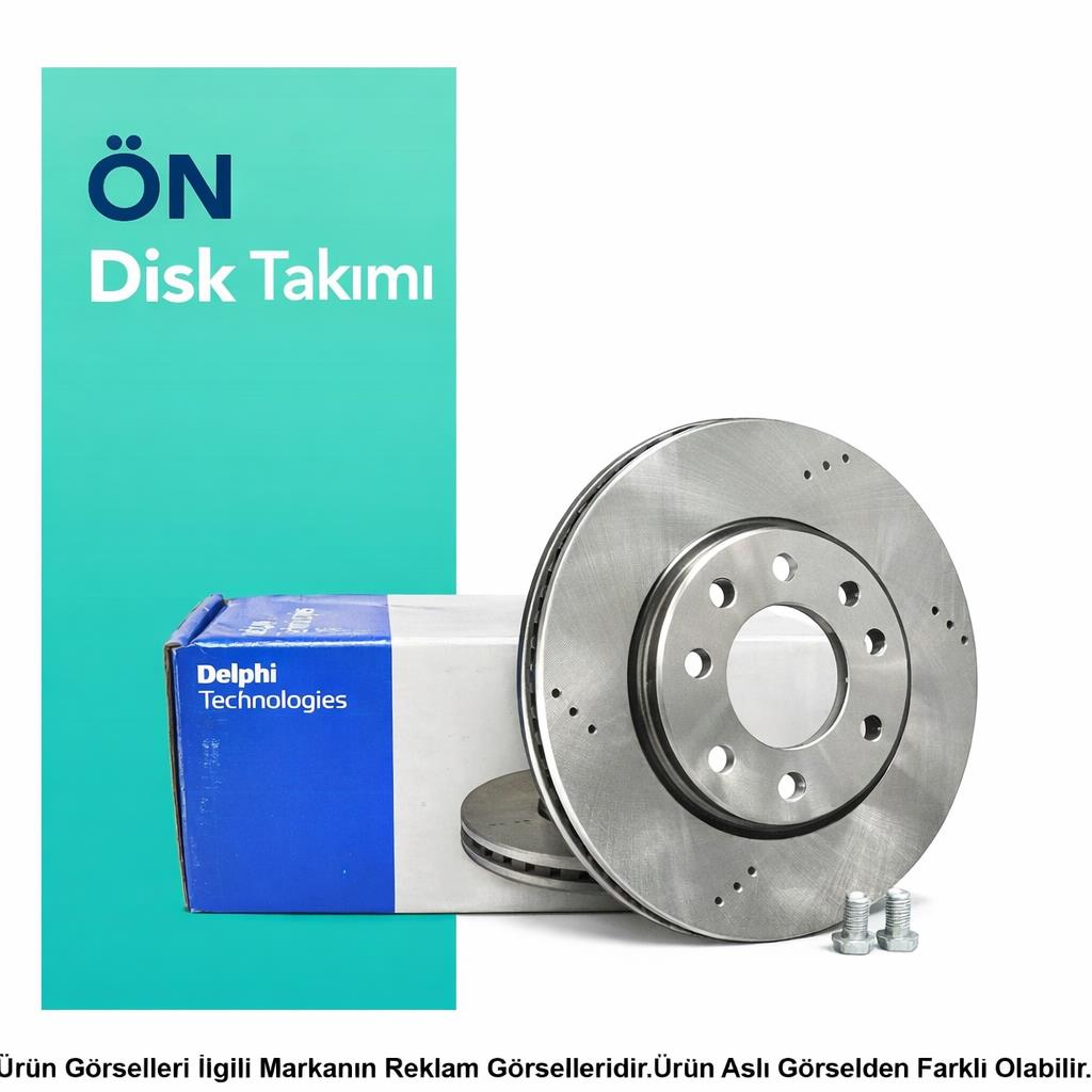 Delphi Mercedes CLA Serisi Ön Fren Disk Takımı (2019-2025)