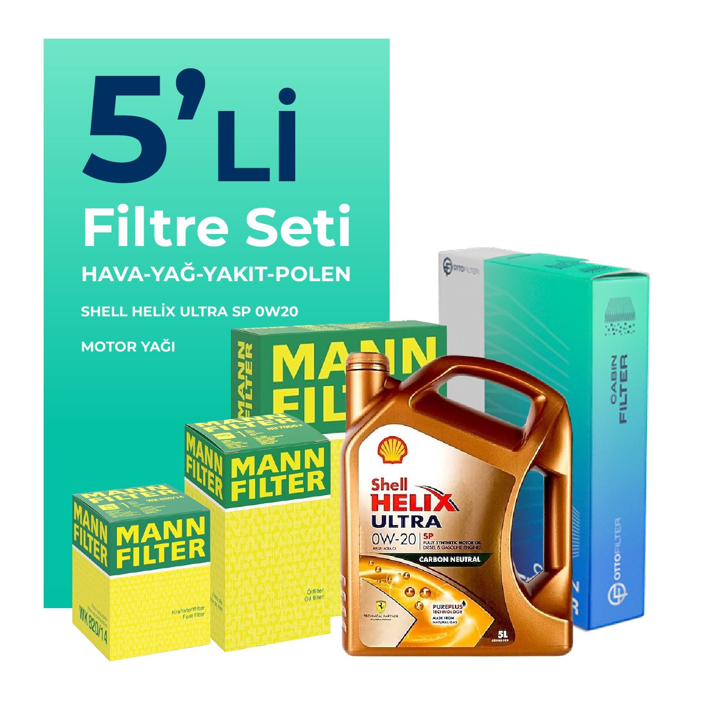 mann-volkswagen-caddy-2-0-dizel-filtre-bakim-seti-shell-motor-yagli-2020-2025-5-li-118566-1.jpg MANN Volkswagen Caddy 2.0 Dizel Filtre Bakım Seti Shell Motor Yağlı (2020-2025) 5 Li - Görsel 1