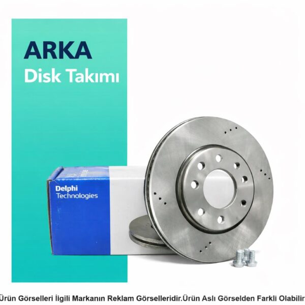 Delphi Jeep Avenger Arka Fren Disk Takımı (2024-2026)