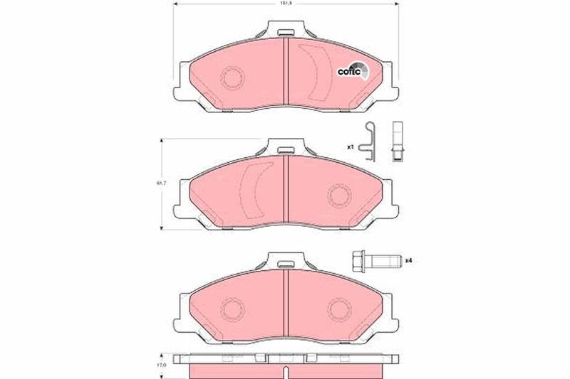 Ford Ranger Ön Fren Balatası 1999-2007