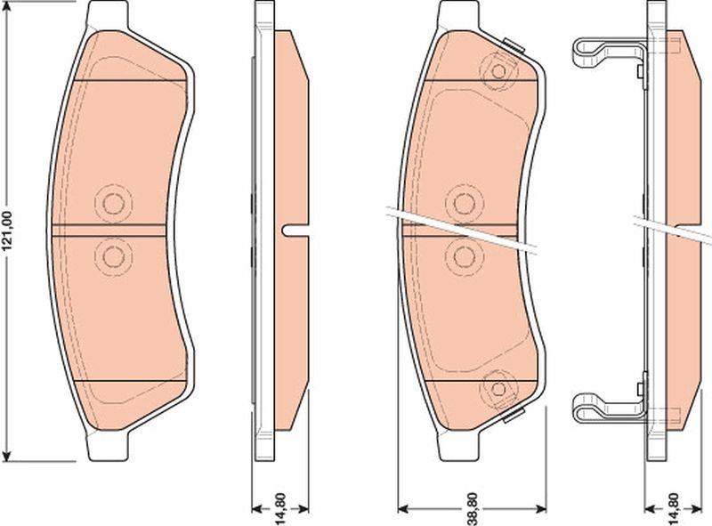 Chevrolet Epica Arka Fren Balatası 2006-2012