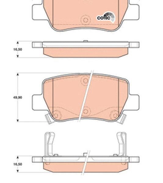 Toyota Avensis Arka Fren Balatası 2008-2018