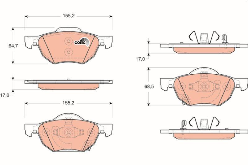 Honda Accord Ön Fren Balatası 2003-2008