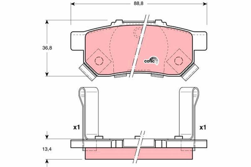 Honda Jazz Arka Fren Balatası 2006-2015