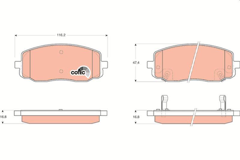 Hyundai İ10 Kia Picanto Ön Fren Balatası 2005-2013