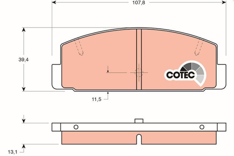 Mazda 323 626 Mazda 6 Arka Fren Balatası 1993-2008