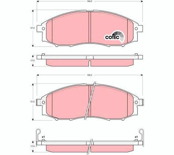 Nissan Skystar Pickup YD25 D22 Ön Fren Balatası 2002-2008