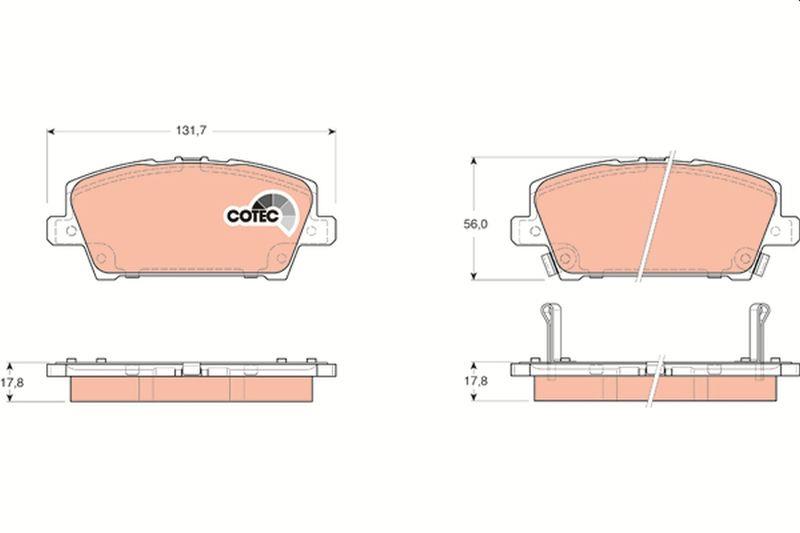 Honda Civic Hatcback Ön Fren Balatası 2005-2012