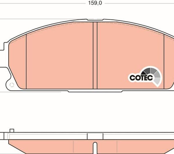 Ön Fren Balatası Nissan X-Trail 2001-2008 Pathfinder 1997-2005