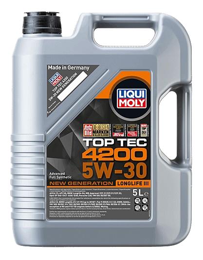 Liqui Moly Top Tec 4200 5W30 Motor Yağı 5 LT