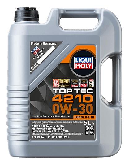 Liqui Moly Top Tec 4210 0W30 Motor Yağı 5 LT
