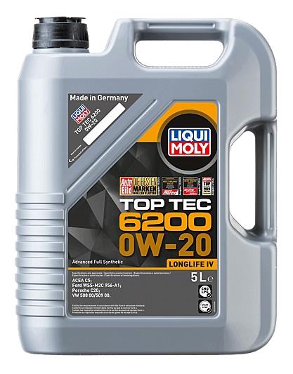 Liqui Moly Top Tec 6200 0W20 Motor Yağı 5 Lt