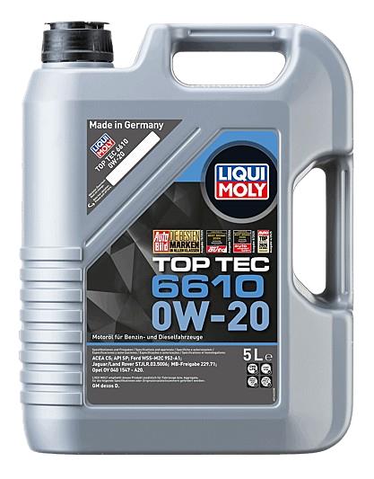 Liqui Moly Top Tec 6610 0W20 Motor Yağı 5 LT