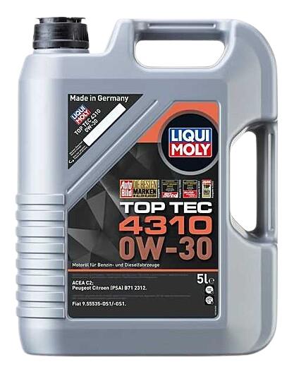 Liqui Moly Top Tec 4310 0W30 Motor Yağı 5 Lt