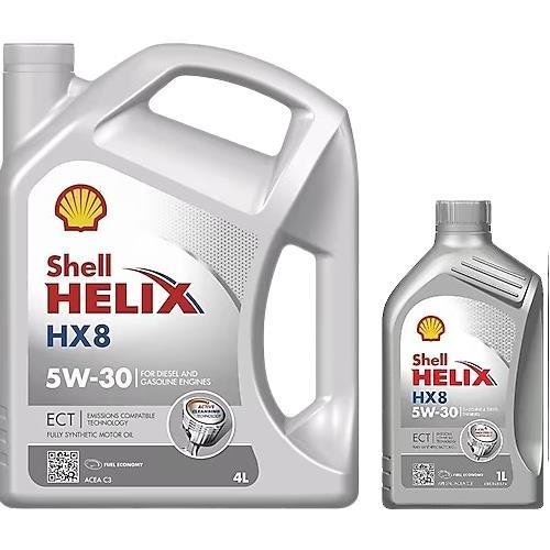 SHELL Helix Hx8 ECT 5W30 Motor Yağı 5 Lt (2026 Üretim)