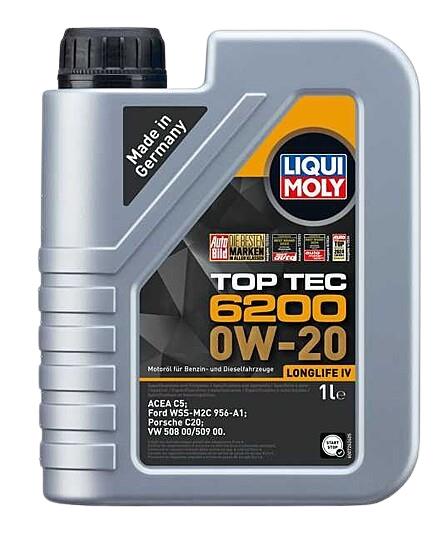 Liqui Moly Top Tec 6200 0W20 Motor Yağı 1 Lt